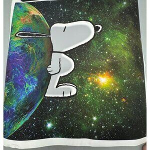 Snoopy On top of the world Earth Galaxy Poster Licensed Peanuts Worldwide READ